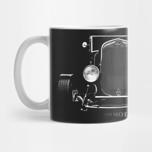 1929 Ford Model A, Hot Rod, black shirt Mug